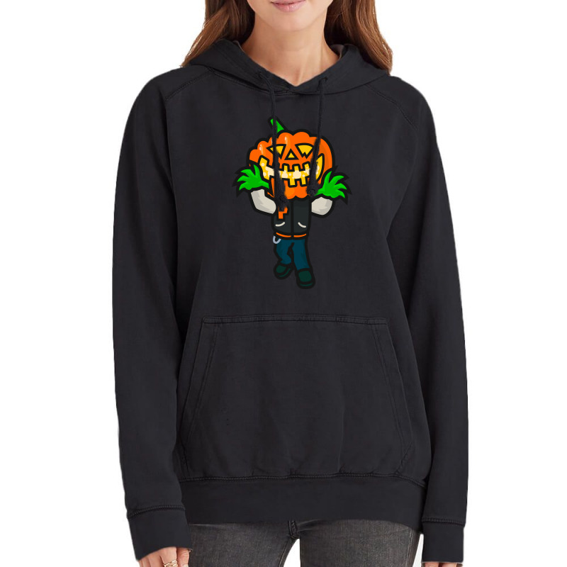 Varsity Pumpkin Creepin Cute Vintage Hoodie by strosesimonsf | Artistshot