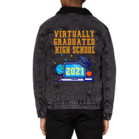 Virtually Graduated High School In 2021 Nostalgia Unisex Sherpa-lined Denim Jacket | Artistshot