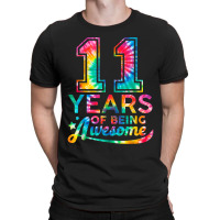 11 Year Of Being Awesome 11 Years Old 11th Birthda T-shirt | Artistshot