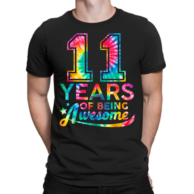 11 Year Of Being Awesome 11 Years Old 11th Birthda T-shirt | Artistshot