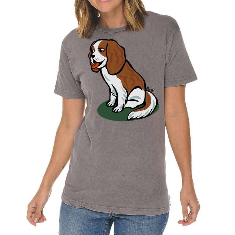 Cute Cavalier Stars Vintage T-Shirt by zelekmanfraw | Artistshot