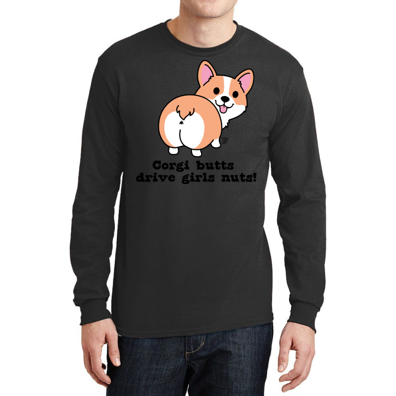 Corgi Butts Aesthetic Long Sleeve Shirts | Artistshot