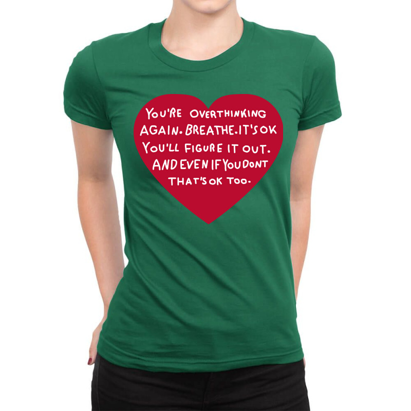 Mental Health Awareness Trending Humor Ladies Fitted T-Shirt by vanwykbahrix | Artistshot