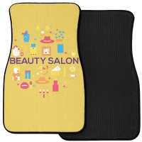 Beauty Salon Doodle Concept Cool (1) Front Car Mat | Artistshot