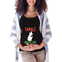 Tamale Inspector Mexican Holiday Christmas Food Champurrado Maternity Scoop Neck T-shirt | Artistshot