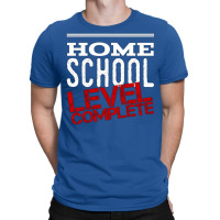 Home School Level Complete Graduation White Nostal T-shirt | Artistshot