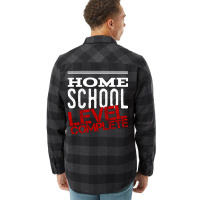 Home School Level Complete Graduation White Nostal Flannel Shirt | Artistshot