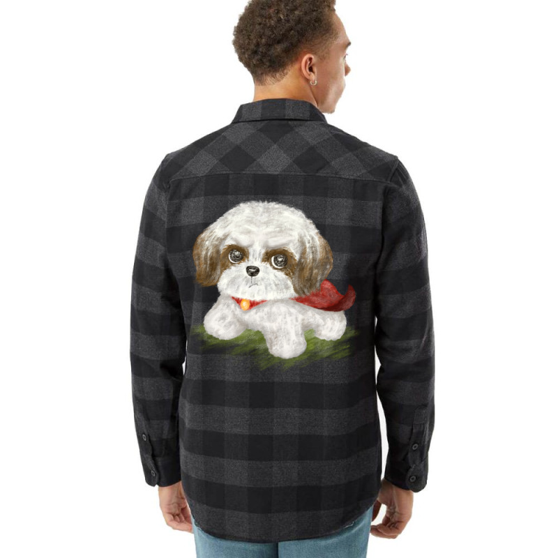 Super Shih Tzu Tumblr Flannel Shirt | Artistshot