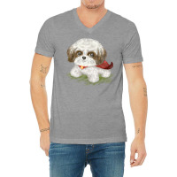 Super Shih Tzu Tumblr V-neck Tee | Artistshot