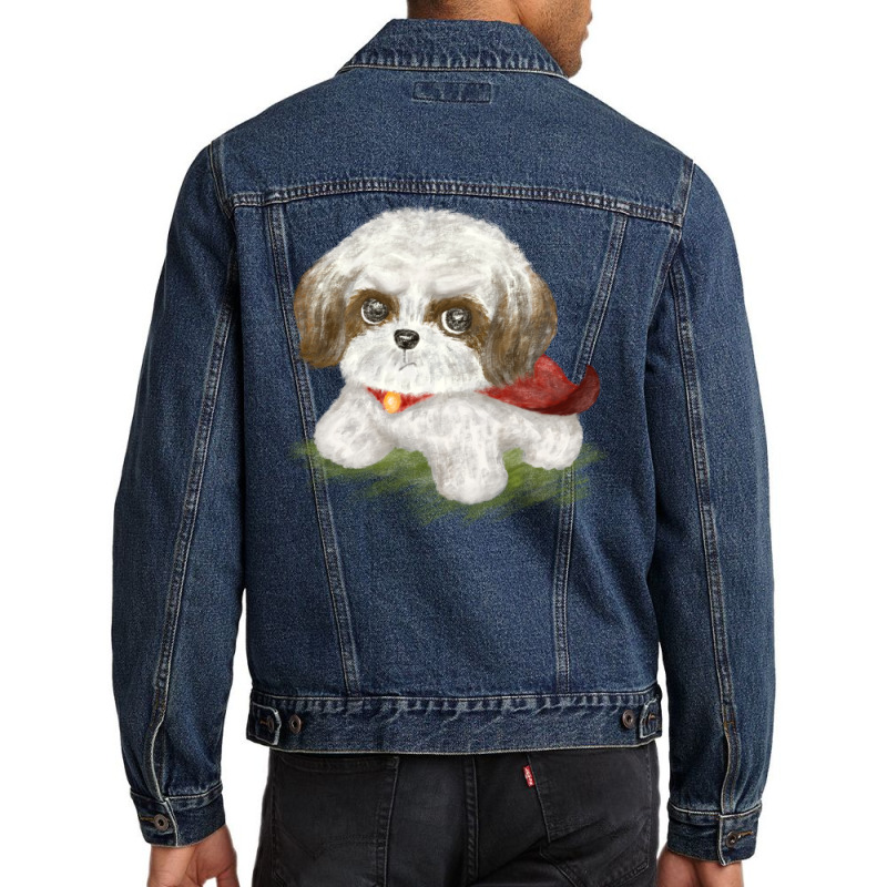 Super Shih Tzu Tumblr Men Denim Jacket | Artistshot