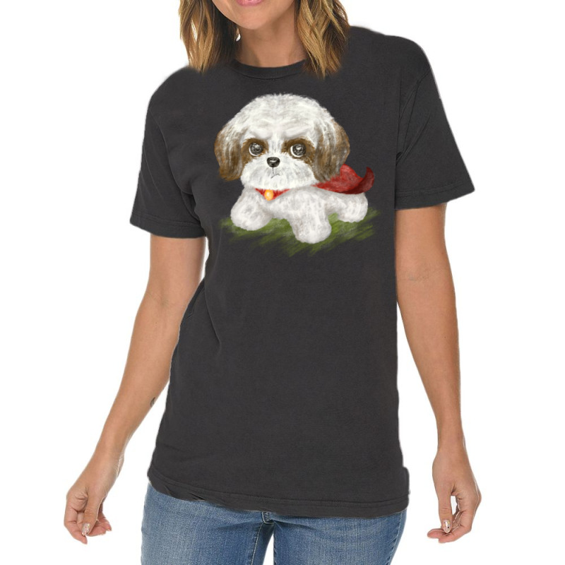 Super Shih Tzu Tumblr Vintage T-shirt | Artistshot