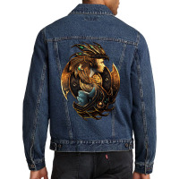 Baldur's Gate Throne Of Bhaal Mythology Men Denim Jacket | Artistshot