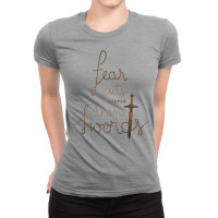 Fear Cuts Deeper Than Swords 9 Ladies Fitted T-shirt | Artistshot