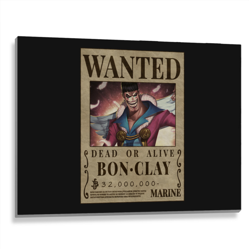 Bon Clay Bounty One Piece Bentham Wanted Bon Kurei Metal Print Horizontal By Kusukabaack5
