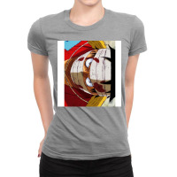 Luffy Angry Wano Ladies Fitted T-shirt | Artistshot