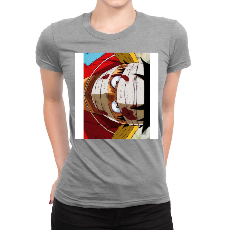 Luffy Angry Wano Ladies Fitted T-Shirt by wojtakkeinav | Artistshot