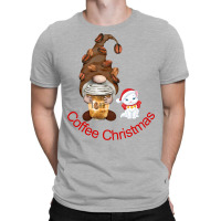 Christmas Coffee And Cat Lover Santa Clause Christ T-shirt | Artistshot