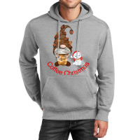 Christmas Coffee And Cat Lover Santa Clause Christ Unisex Hoodie | Artistshot