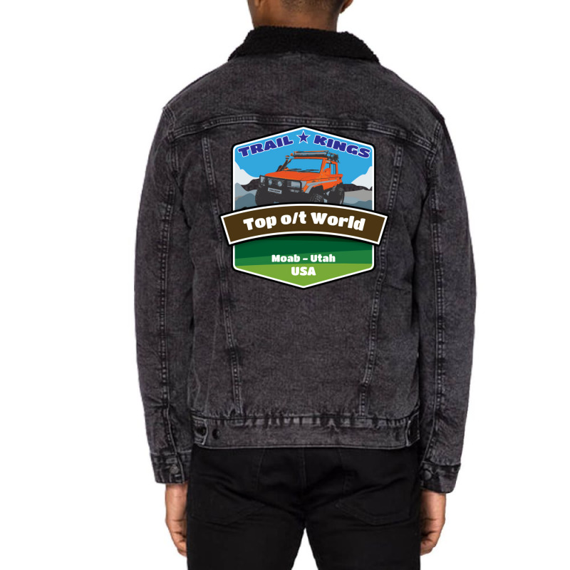 Top Off The World Unisex Sherpa-lined Denim Jacket | Artistshot