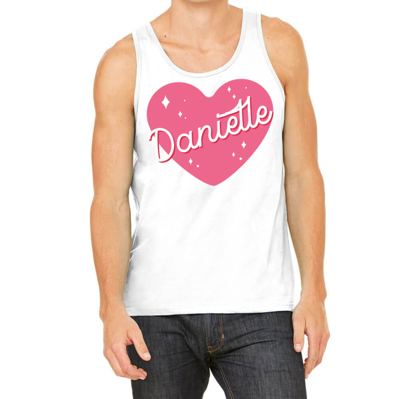 Newjeans New Jeans Danielle Name Typography Tokki Tank Top | Artistshot