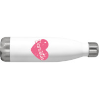 Newjeans New Jeans Danielle Name Typography Tokki Stainless Steel Water Bottle | Artistshot