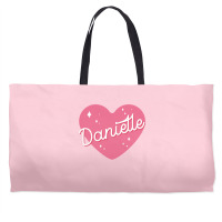 Newjeans New Jeans Danielle Name Typography Tokki Weekender Totes | Artistshot