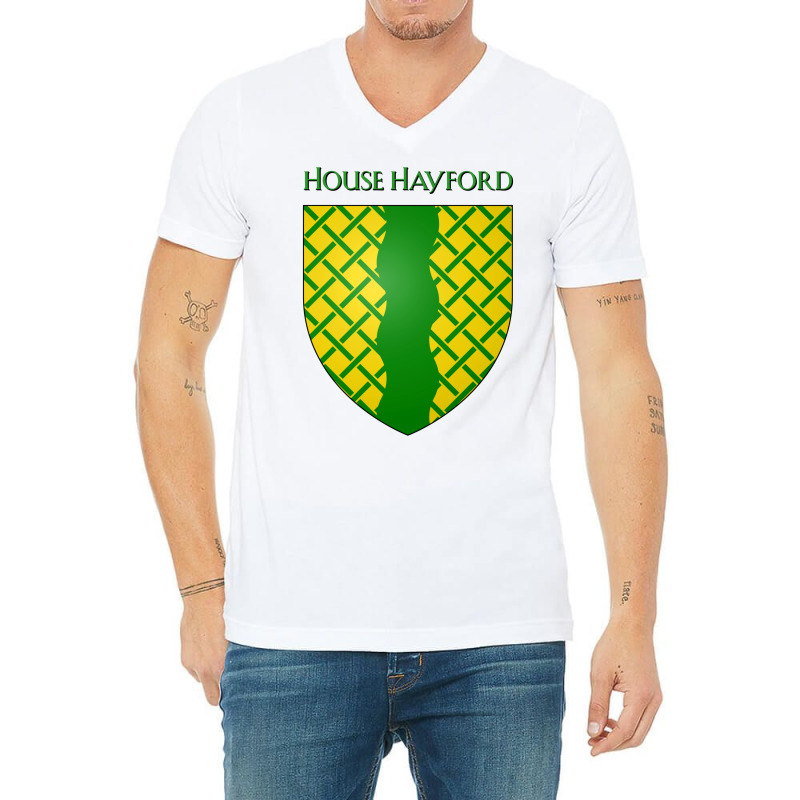 House Hayford Coat Of Arms Heraldry Sigil   A Song V-neck Tee | Artistshot