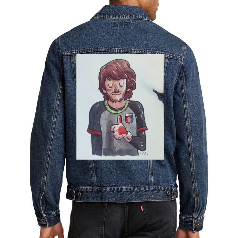 Mattia Perin Men Denim Jacket | Artistshot