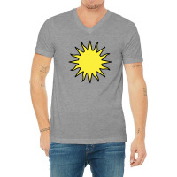 Heraldic Sun V-neck Tee | Artistshot