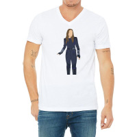 Daisy Johnson Minimalist V-neck Tee | Artistshot