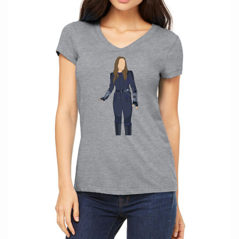 Daisy Johnson Minimalist Women's V-Neck T-Shirt by wasinabokthn | Artistshot