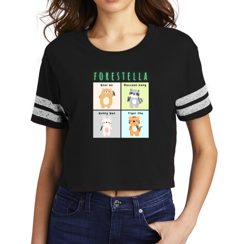 Cute Forestella Fan Art Scorecard Crop Tee by MaricelyOrtiz | Artistshot