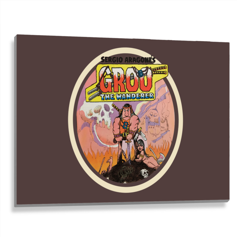 Groo The Wanderer Metal Print Horizontal | Artistshot