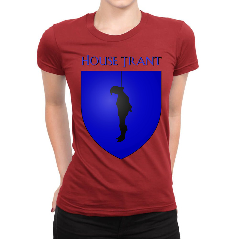 House Trant Coat Of Arms Heraldry Sigil   A Song O Ladies Fitted T-shirt | Artistshot