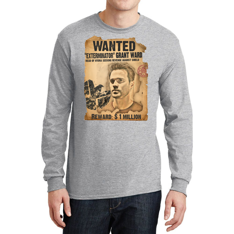 Wanted Exterminator Grant Ward Long Sleeve Shirts | Artistshot