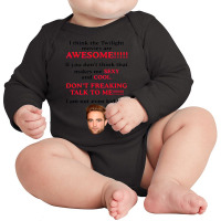 Rob Ert Patt Ins On I Think The Twilight Movies Ar Long Sleeve Baby Bodysuit | Artistshot