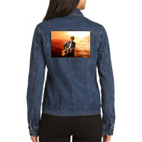 Keith Urban Watch Urban Livestream Concert From His Basement Ladies Denim Jacket | Artistshot