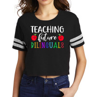 Teaching Future Bilingual Spanish Instructor Maest Scorecard Crop Tee | Artistshot