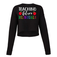 Teaching Future Bilingual Spanish Instructor Maest Cropped Sweater | Artistshot