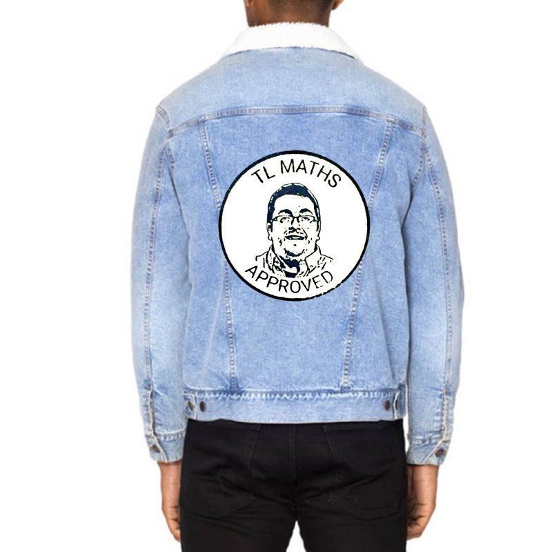 Tlmaths Approved Unisex Sherpa-lined Denim Jacket | Artistshot