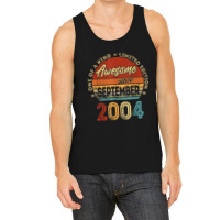 18 Year Old Gifts Awesome Since September 2004 18t Tank Top | Artistshot