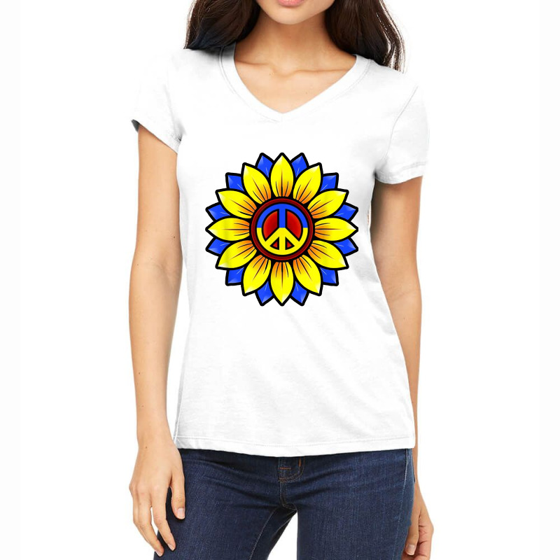 Sunflower Women's V-neck T-shirt | Artistshot