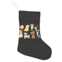 Kids Just A Girl Who Loves Dogs   Funny Puppy T Sh Holiday Stocking | Artistshot