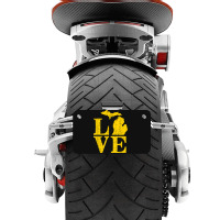 Love Michigan Vintage Mi Wolverine State Pride T S Motorcycle License Plate | Artistshot