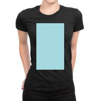 Light Blue Island Paradise Celadon Green Solid Pan Ladies Fitted T-shirt | Artistshot