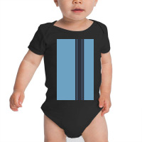 Light Bluenavy Racing Stripe Baby Bodysuit | Artistshot