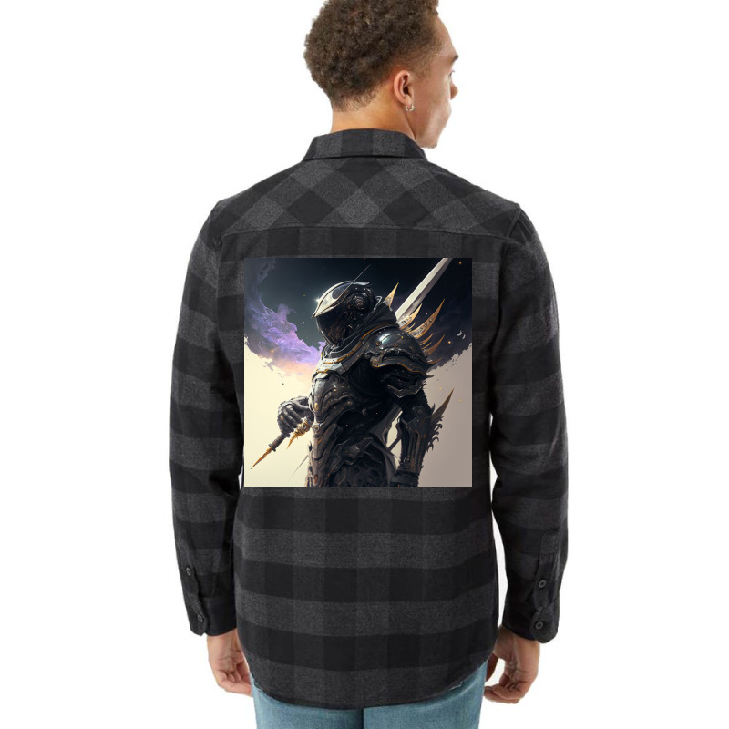 Robotman Picture Flannel Shirt by TheDol | Artistshot