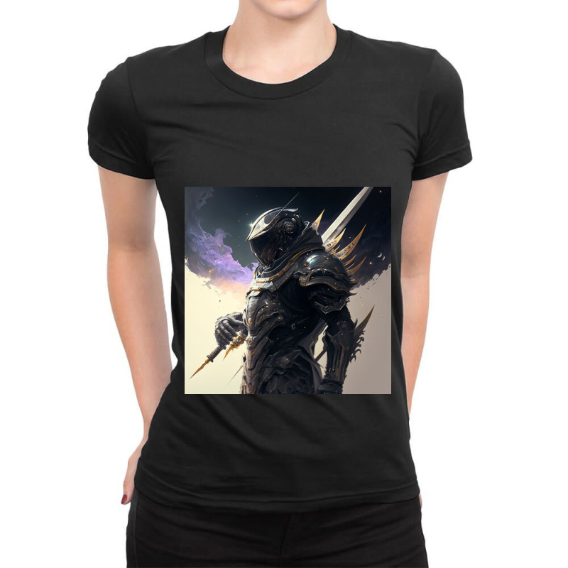 Robotman Picture Ladies Fitted T-Shirt by TheDol | Artistshot