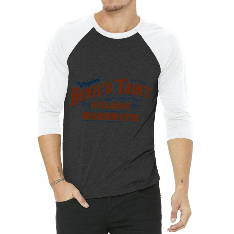 Miracles Workers Oregon Trail Saloon In Branchwate 3/4 Sleeve Shirt | Artistshot