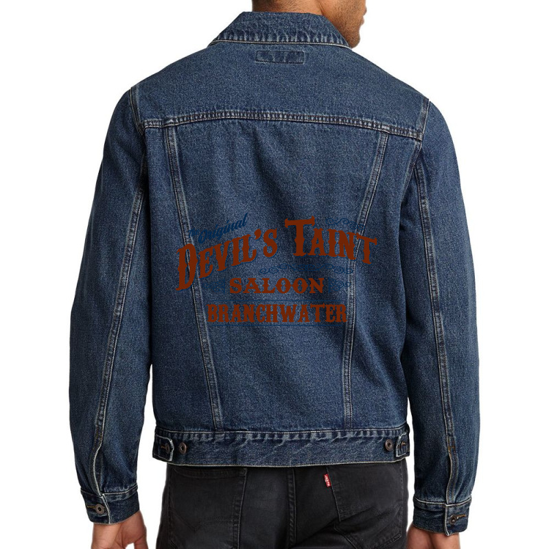 Miracles Workers Oregon Trail Saloon In Branchwate Men Denim Jacket | Artistshot